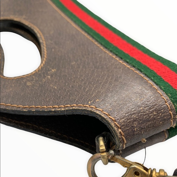 $1️⃣0️⃣0️⃣0️⃣ GUCCI Vintage Monogram Web Top Handle Bag - Picture 4 of 9